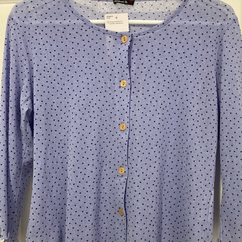 Polka Dot blouse - Blue